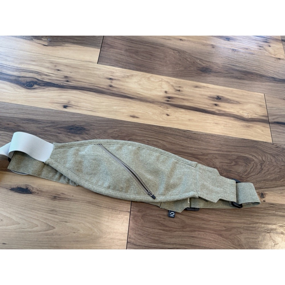 Gooseket Toddler Hip Seat Carrier 100% Cotton Khaki Olive Adjustable